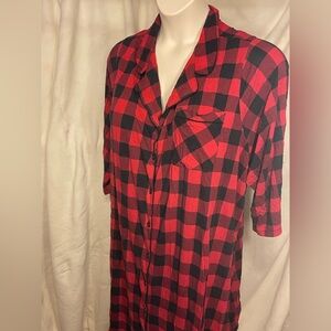 Torrid Super Soft size 5 sleep shirt. Button front.